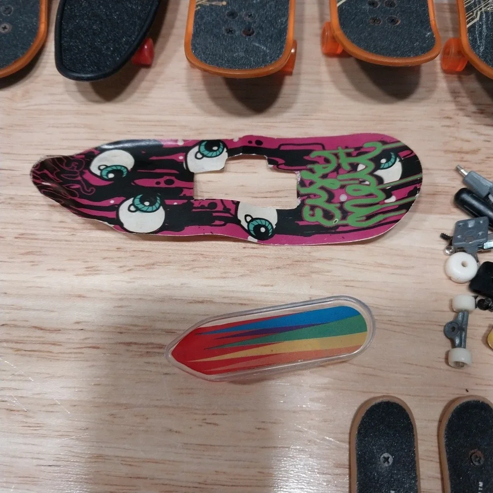 Tech Deck Birdhouse Fingerboard Lot Tony Hawk Clint Walker Skateboard Toys Parts
